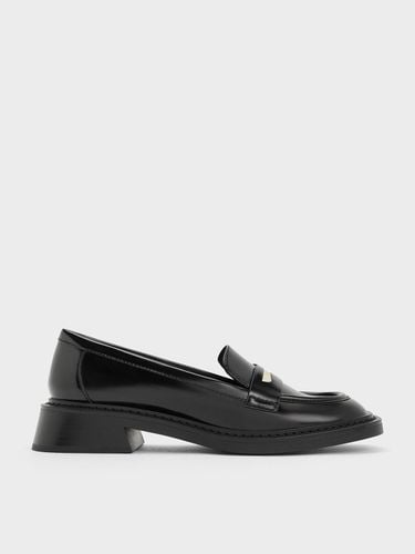 Charles & Keith - Metallic Penny Tab Loafers - Charles & Keith - Modalova