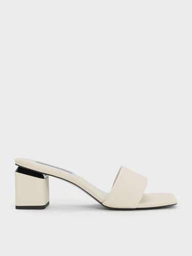 Charles & Keith - Square Block Heel Mules - Charles & Keith - Modalova