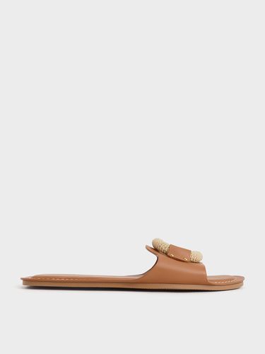 Charles & Keith - Raffia Ring Slide Sandals - Charles & Keith - Modalova