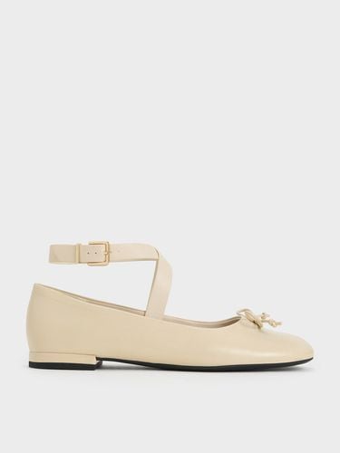 Charles & Keith - Margot Crossover-Strap Ballerinas - Charles & Keith - Modalova