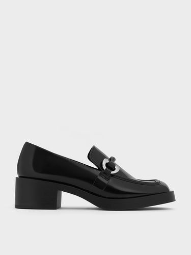 Charles & Keith - Catelaya Metallic Accent Loafer Pumps - Charles & Keith - Modalova