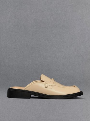 Charles & Keith - Tahlia Leather Loafer Mules - Charles & Keith - Modalova