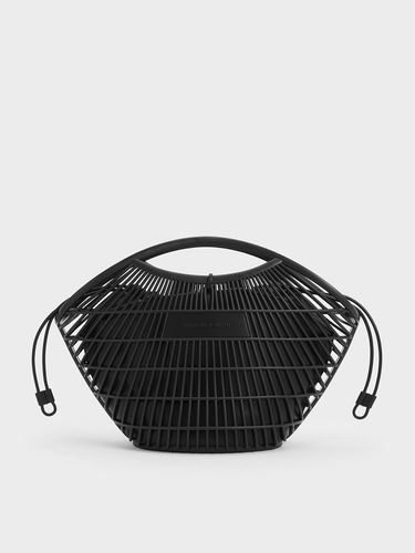 Charles & Keith - Calypso Fan Curved-Handle Bag - Charles & Keith - Modalova