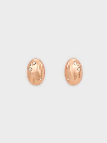 Charles & Keith - Ottilie Crystal Sculptural Stud Earrings - Charles & Keith - Modalova