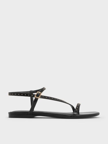 Charles & Keith - Studded Ankle-Strap Sandals - Charles & Keith - Modalova