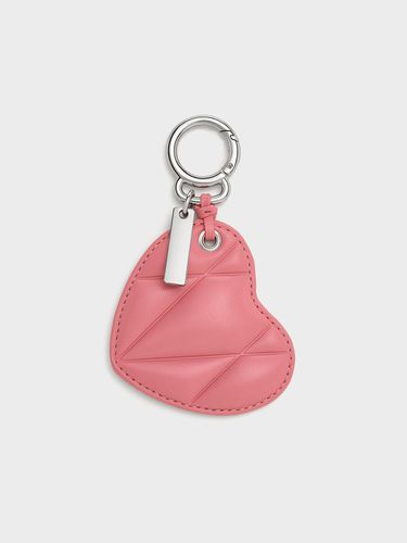 Charles & Keith - Heart Quilted Mirror Charm - Charles & Keith - Modalova