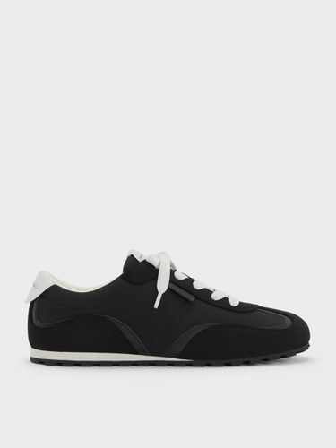 Charles & Keith - Nylon Contrast-Panel Sneakers - Charles & Keith - Modalova