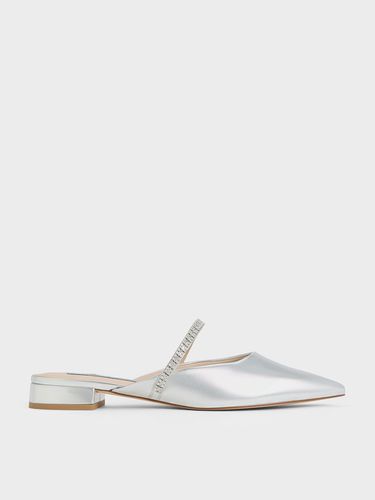 Charles & Keith - Ambrosia Gem-Embellished Slip-On Flats - Charles & Keith - Modalova