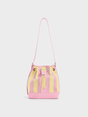 Charles & Keith - Striped Bucket Bag - Charles & Keith - Modalova