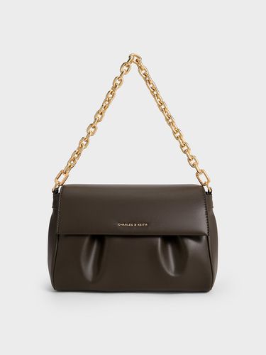 Charles & Keith - Calla Front Flap Chain-Handle Bag - Charles & Keith - Modalova