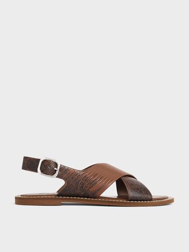 Charles & Keith - Crossover-Strap Slingback Sandals - Charles & Keith - Modalova