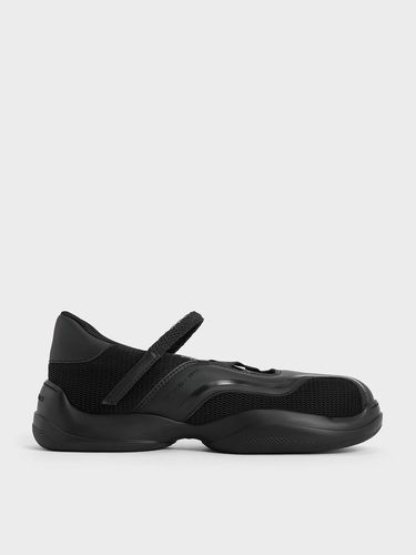 Charles & Keith - Casey Mesh Mary Jane Sneakers - Charles & Keith - Modalova