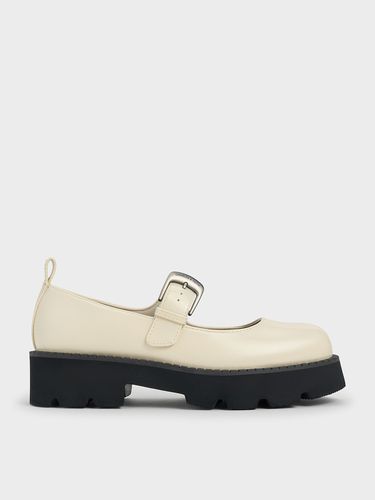 Charles & Keith - Buckled Ridged-Sole Chunky Mary Janes - Charles & Keith - Modalova