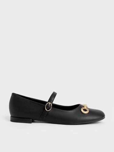 Charles & Keith - Circle Chain-Link Mary Janes - Charles & Keith - Modalova