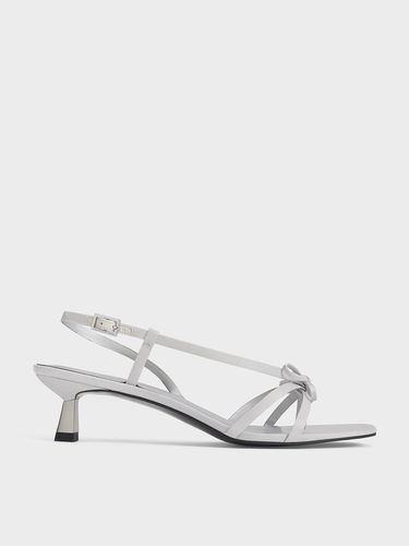 Charles & Keith - Bow Strappy Heeled Thong Sandals - Charles & Keith - Modalova