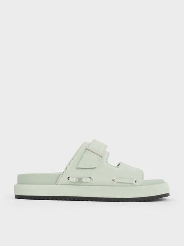 Charles & Keith - Kori Suede Slide Sandals - Charles & Keith - Modalova