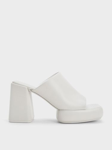 Charles & Keith - Lucile Block-Heel Platform Mules - Charles & Keith - Modalova