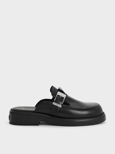 Charles & Keith - Leather Buckled Mules - Charles & Keith - Modalova