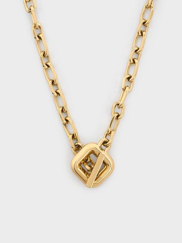 Charles & Keith - Toggle-Clasp Chain-Link Necklace - Charles & Keith - Modalova