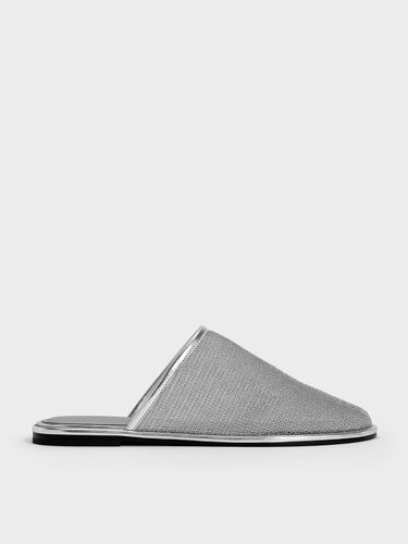 Charles & Keith - Mesh High-Vamp Flat Mules - Charles & Keith - Modalova