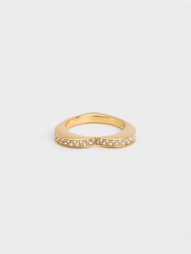 Charles & Keith - Malorie Crystal Heart Ring - Charles & Keith - Modalova