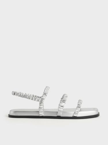 Charles & Keith - Recycled Polyester Ruched Strappy Sandals - Charles & Keith - Modalova