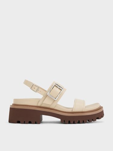 Charles & Keith - Buckled Platform Slingback Sandals - Charles & Keith - Modalova