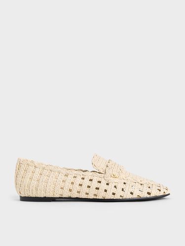 Charles & Keith - Raffia Woven Loafers - Charles & Keith - Modalova