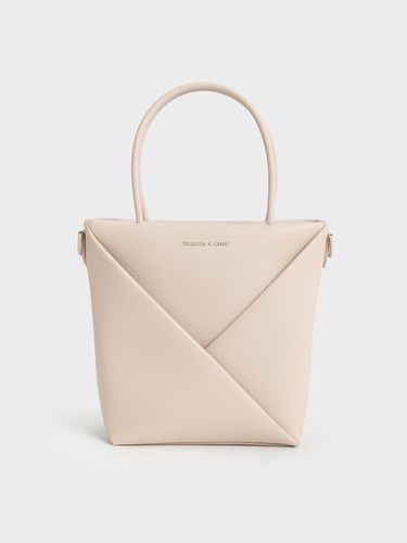 Charles & Keith - Midori Geometric Elongated Tote Bag - Charles & Keith - Modalova