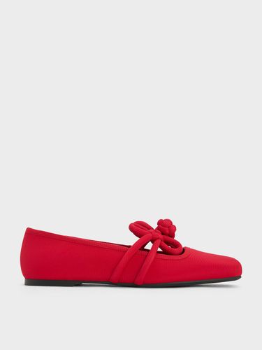 Charles & Keith - Clover-Knot Mary Jane Flats - Charles & Keith - Modalova