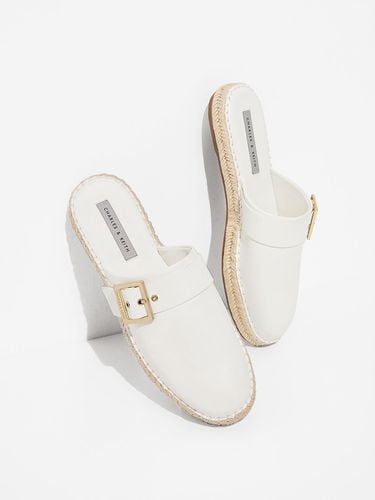 Charles & Keith - Buckled Espadrille Mules - Charles & Keith - Modalova