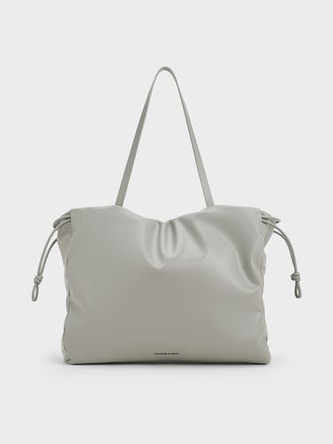 Charles & Keith - Bethel Ruched Drawstring Tote Bag - Charles & Keith - Modalova