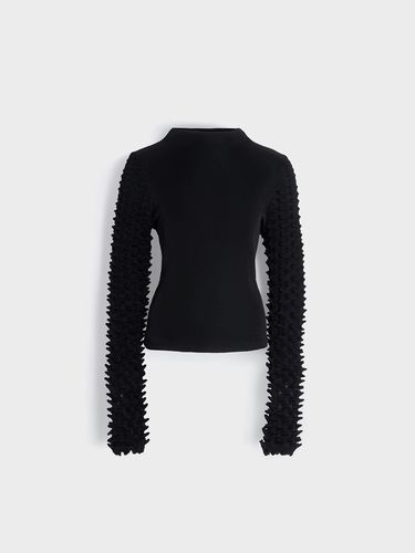 Charles & Keith - Spike Textured Long Sleeve Top - Charles & Keith - Modalova