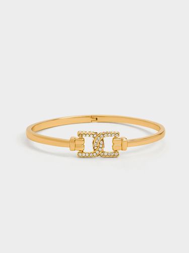 Charles & Keith - Gabine Swarovski Crystal Cuff Bangle - Charles & Keith - Modalova