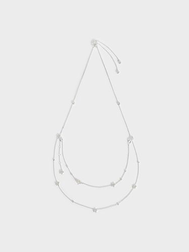 Charles & Keith - Horoscope Crystal Star Double-Chain Necklace - Charles & Keith - Modalova