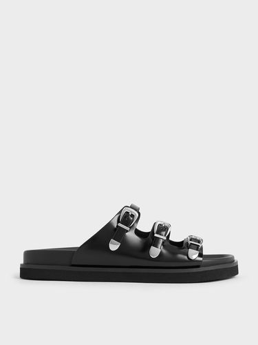 Charles & Keith - Buckled Triple-Strap Sandals - Charles & Keith - Modalova