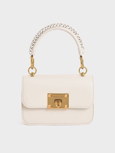 Charles & Keith - Metallic Turn-Lock Bag - Charles & Keith - Modalova