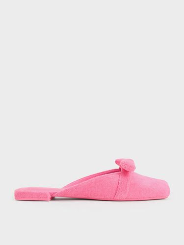 Charles & Keith - Loey Textured Knotted Mules - Charles & Keith - Modalova