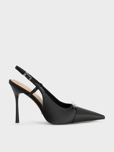 Charles & Keith - Recycled Polyester Bow Slingback Pumps - Charles & Keith - Modalova