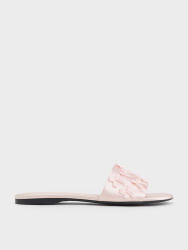 Charles & Keith - Satin Bow Slide Sandals - Charles & Keith - Modalova