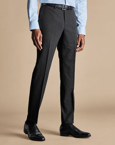 Men's Ultimate Performance Suit Trousers - Charcoal Black, 30/32 by - Charles Tyrwhitt - Modalova