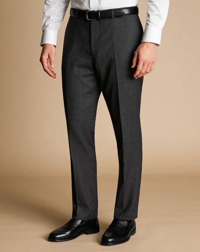 Men's Ultimate Performance Birdseye Suit Trousers - , 30/38 by - Charles Tyrwhitt - Modalova