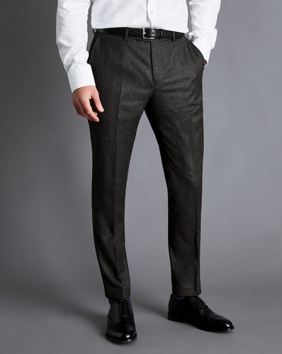 Men's Italian Flannel Suit Trousers - , 34/38 by - Charles Tyrwhitt - Modalova