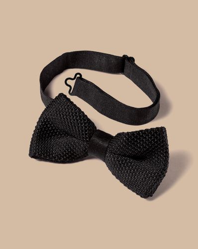 Men's Silk Knitted Bow Tie - , OSFA by - Charles Tyrwhitt - Modalova