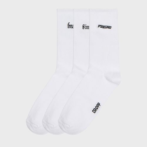 Pack de 3 pares de calcetines con estampado - Cropp - Modalova