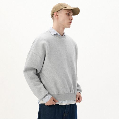 Cropp - Sudadera basic - Gris claro - Cropp - Modalova