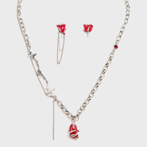 Collar & pendientes - Cropp - Modalova