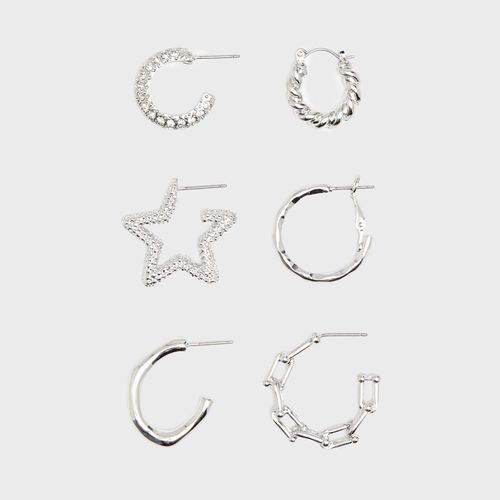 Pack de 6 pendientes - Cropp - Modalova