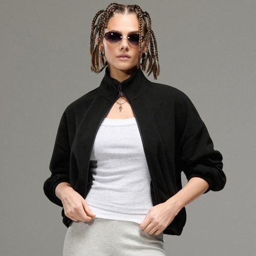Cropp - Sudadera afelpada - Negro - Cropp - Modalova