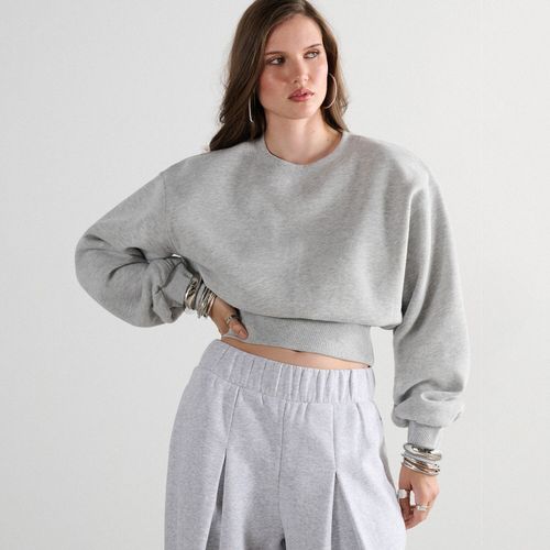Sudadera basic lisa - Cropp - Modalova